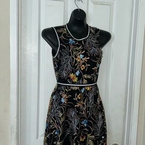 Cynthia Rowley sleeveless maxi floral dress 4